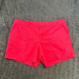 Tommy Hilfiger Red Lightweight Cotton Shorts
